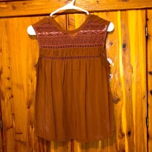 Old Navy rust brown tank